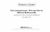 Grammar Practice Workbook - Teacher's Annotated Edition - Glencoe