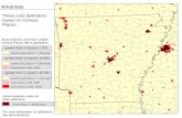 Arkansas - Rural Definitions: State-Level Maps - Economic