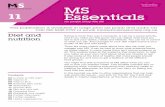 Diet and nutrition (MS Essentials 11) - Multiple Sclerosis Society