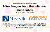Kindergarten Readiness Calendar - Metropolitan Nashville Public