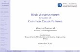 Risk Assessment Chapter 15 Common Cause Failures - NTNU