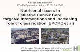 Nutritional issues in palliative cancer care - the European Society for