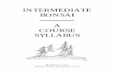 intermediate bonsai a course syllabus - Bonsai Societies of Florida