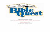 the national bible quest ministry guidelines - International