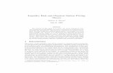 Liquidity Risk and Classical Option Pricing Theory - Johnson