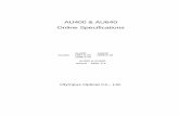 AU400 & AU640 Online Specifications