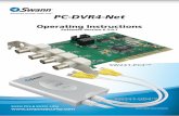Advanced security made easy PC-DVR4-Net - Swann