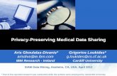 Privacy-Preserving Medical Data Sharing - SIAM