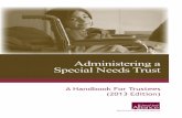 Administering a Special Needs Trust