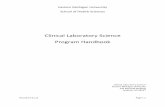 Clinical Laboratory Science Program Handbook - Eastern Michigan