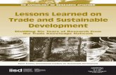 Lessons Learned on Trade and Sustainable Development - ictsd
