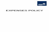 Expenses Policy - 2012 - University of Strathclyde