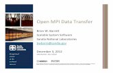 Open MPI Data Transfer