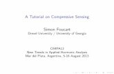 A Tutorial on Compressive Sensing