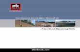 Retaining Wall Installation Manual for Commercial - Allan Block