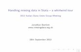 Handling missing data in Stata â€“ a whirlwind tour - 2012 Italian Stata