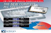 CD-700 Brochure, A quartz stabilized PLL - Vectron International