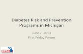 Overview of Science of Prediabetes - Michigan Diabetes Partners in