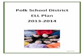 Polk School District ELL Plan 2013-2014