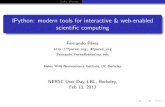 IPython: modern tools for interactive & web-enabled - NERSC