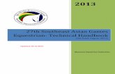 27th Southeast Asian Games Equestrian- Technical Handbook - FEI