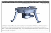 Raw Power Basic and Extreme Centrifuge Manual - WVO Designs