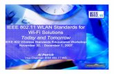 IEEE 802.11 WLAN Standards for Wi-Fi Solutions - Jones-Petrick