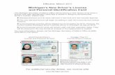 Michigan's New Driver's License and Personal Identification Card