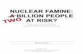 nuclear famine: a billion people at risk? - Physicians for Social