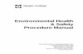 Environmental Health & Safety Procedure Manual - Harper College