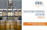 ADVERTISING GUIDE 2021 - DHI