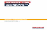Reference Guide â€“ Transacting on your account - Colonial First State