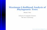 Maximum Likelihood Analysis of Phylogenetic Trees