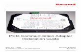 PCI3 Communication Adapter Installation Guide - Honeywell Access