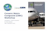 Ceramic Matrix Composite (CMC) Workshop - FAA
