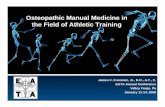 Osteopathic Manual Medicine in the Field of Athletic Training