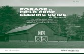 FORAGE & FIELD CROP SEEDING GUIDE FOR TENNESSEE