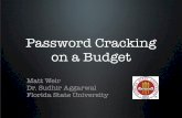 Password Cracking on a Budget - Defcon