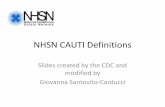 NHSN CAUTI Definitions - HealthInsight