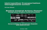 Boston Central Artery/Tunnel Integrated Project Control System