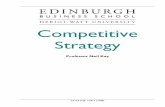 Competitive Strategy - Edinburgh Business School