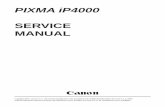 PIXMA iP4000 Service Manual -