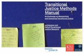 Transitional Justice Methods Manual - Swisspeace