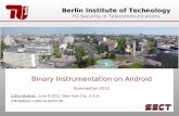 Binary Instrumentation on Android -