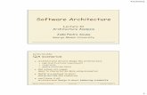 Software Architecture - George Mason University