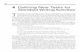 4 Defining New Tasks for Standard Writing Activities
