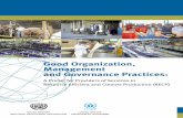 Good Organization, Management and Governance Practices: - UNEP