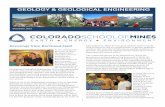 Newsletter 2012 - Geology and Geological Engineering - Colorado