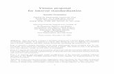 Vienna proposal for interval standardization