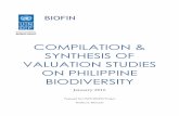 Compilation & Synthesis of Valuation Studies on Philippine ...